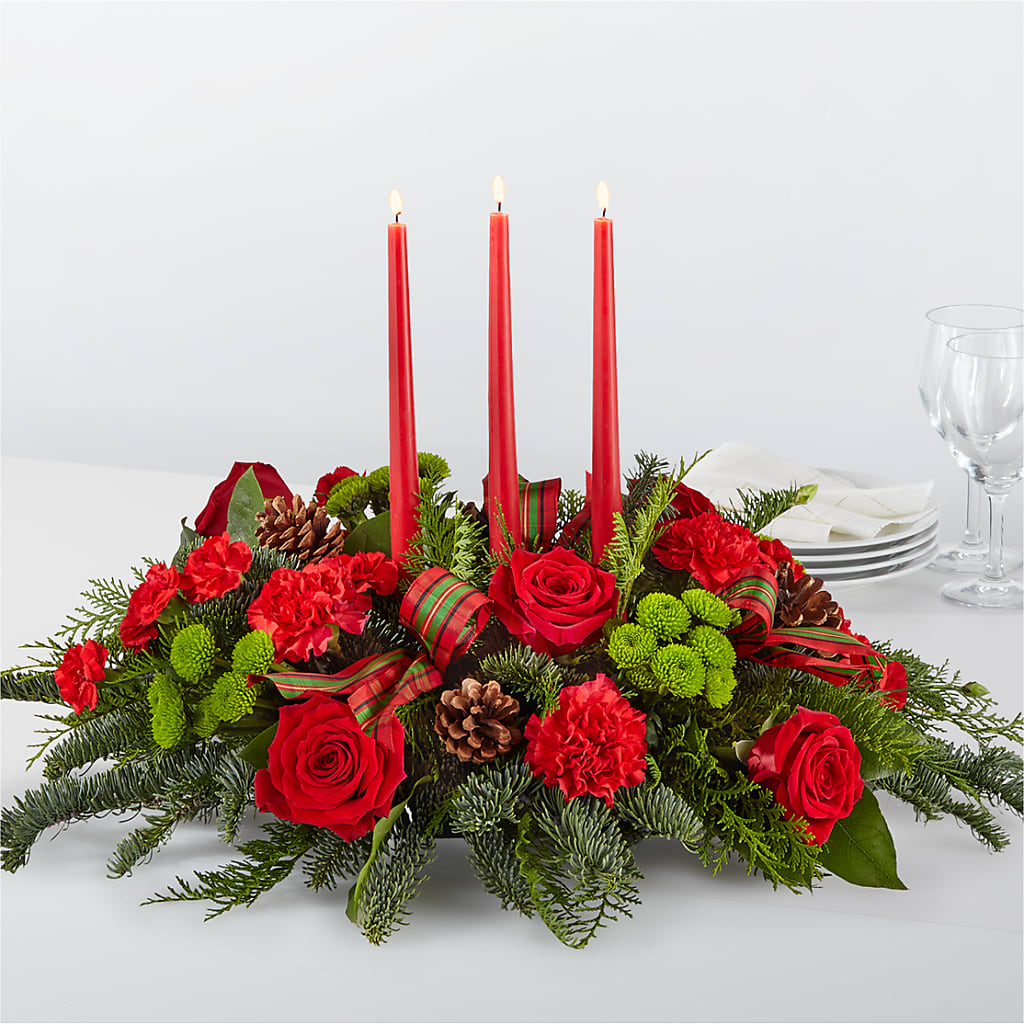 By the Candlelight Centerpiece – Hirzel Brothers Greenhouse, Toledo OH