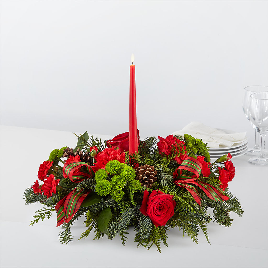 By the Candlelight Centerpiece – Hirzel Brothers Greenhouse, Toledo OH