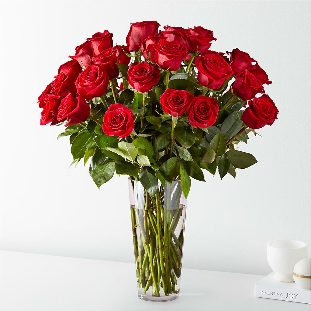 Long Stem Red Rose Bouquet – Hirzel Brothers Greenhouse, Toledo OH