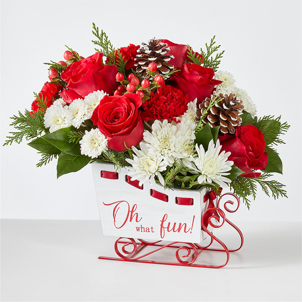 Sleigh Bells Bouquet – Hirzel Brothers Greenhouse, Toledo OH