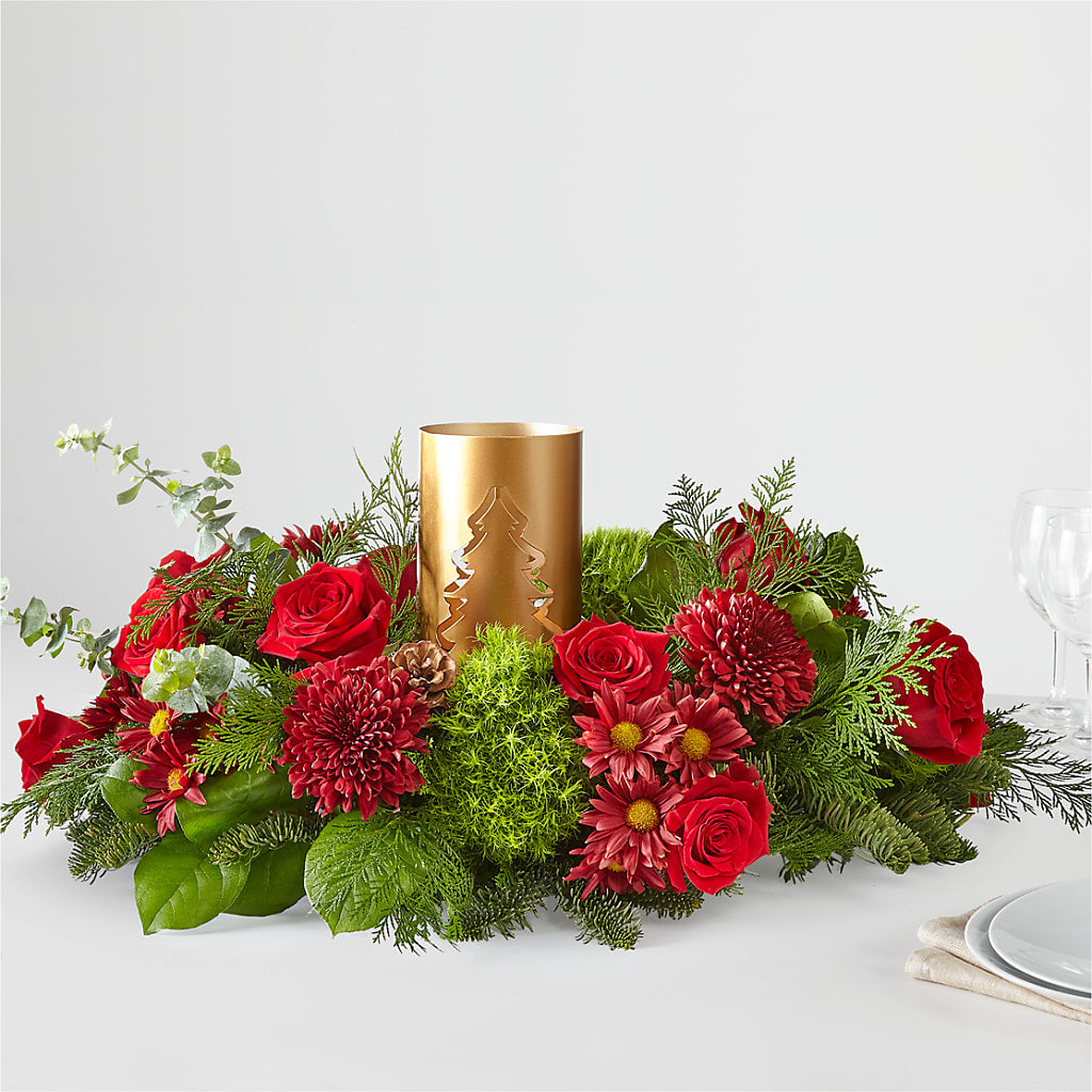 Toast the Season Centerpiece – Hirzel Brothers Greenhouse, Toledo OH