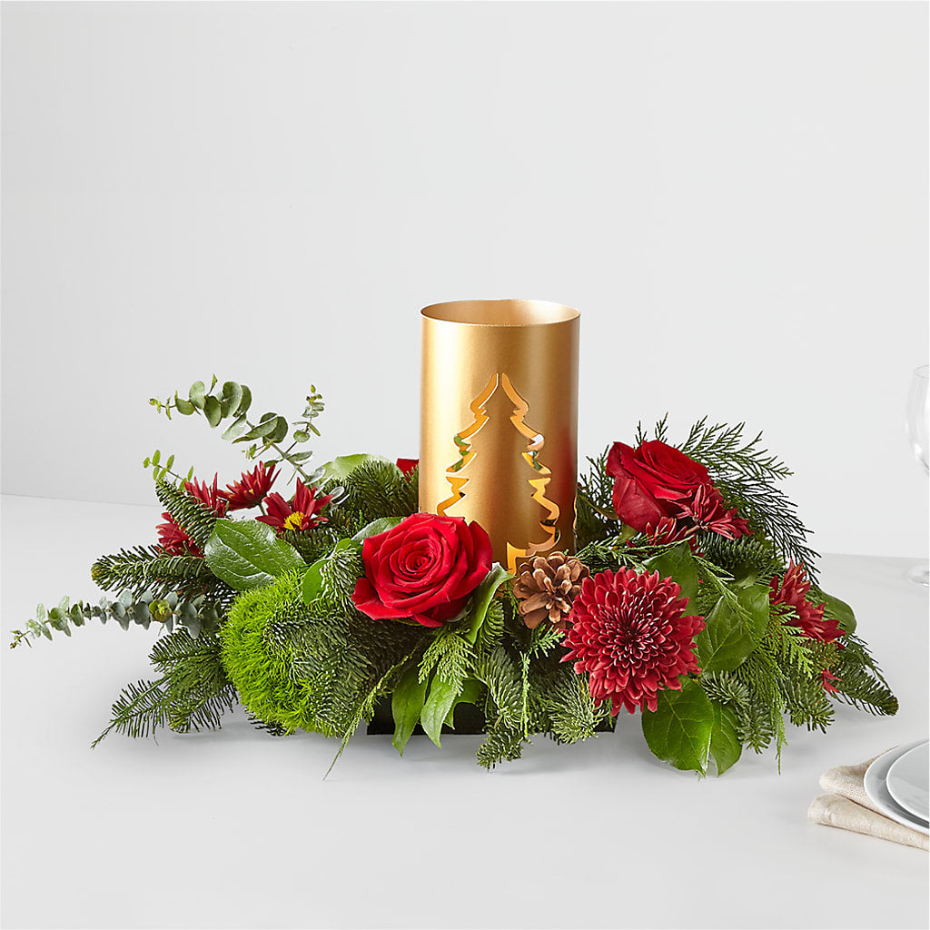 Toast the Season Centerpiece – Hirzel Brothers Greenhouse, Toledo OH