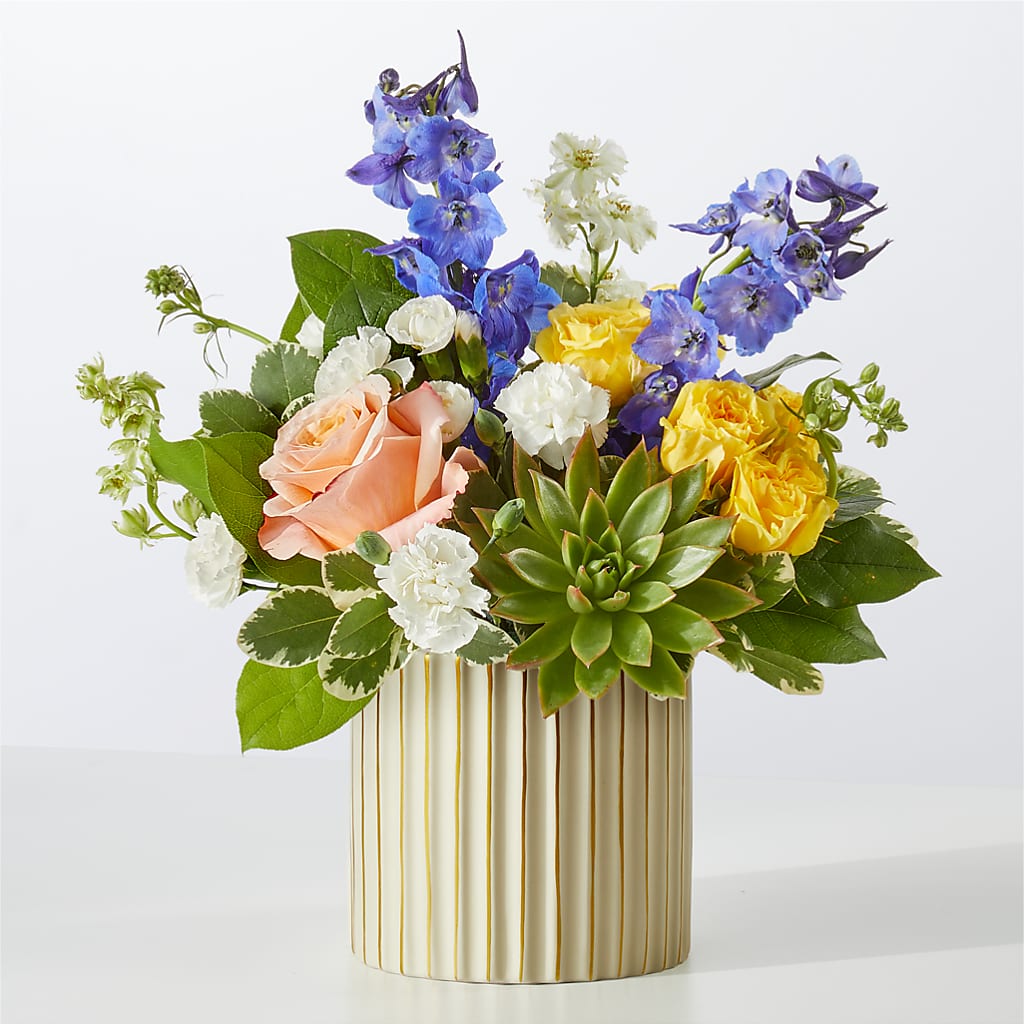 Cobalt Reverie Bouquet – Hirzel Brothers Greenhouse, Toledo OH