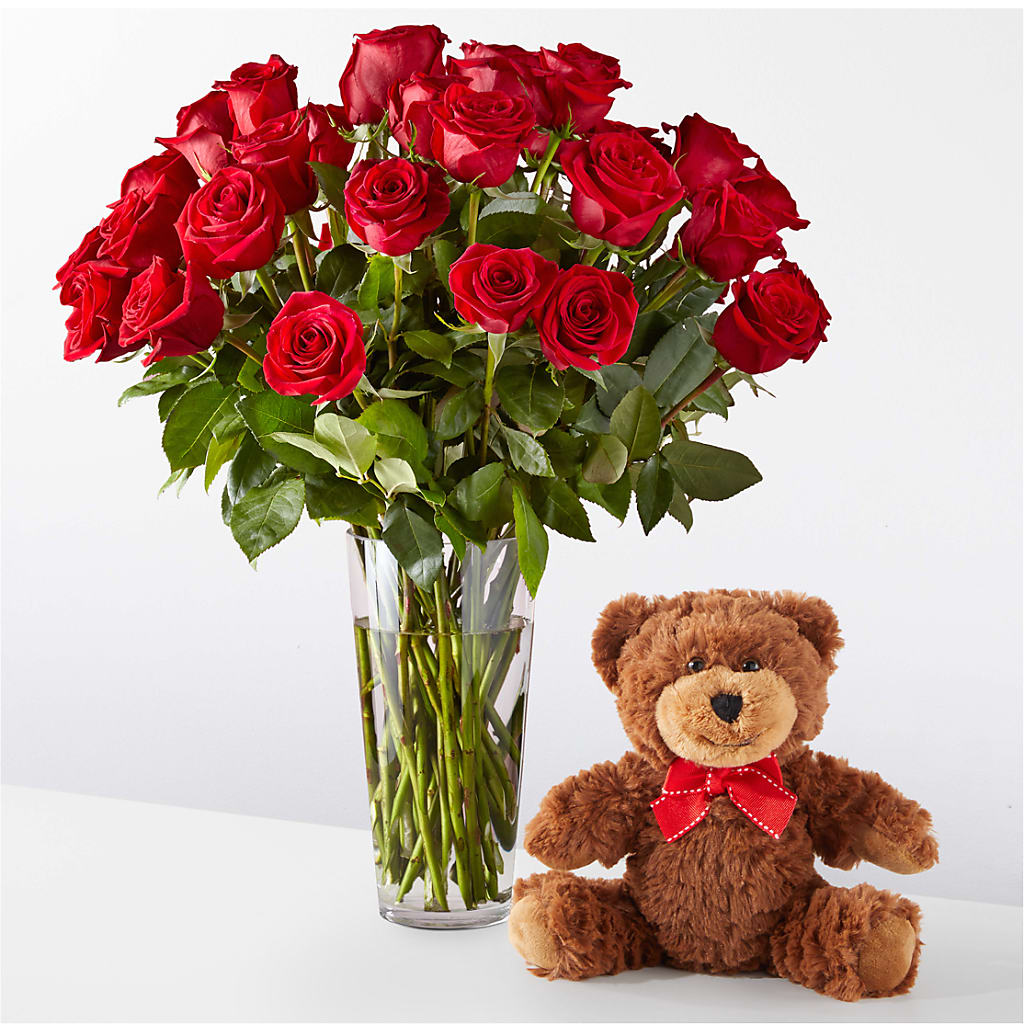 Romantic Long Stem Red Rose Bouquet Bundles – Hirzel Brothers Greenhouse, Toledo OH