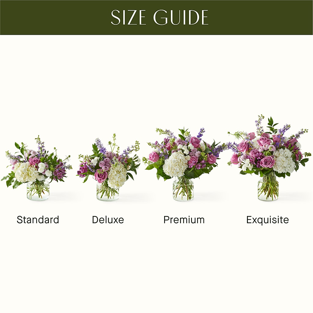 Violet Caress Bouquet – Hirzel Brothers Greenhouse, Toledo OH