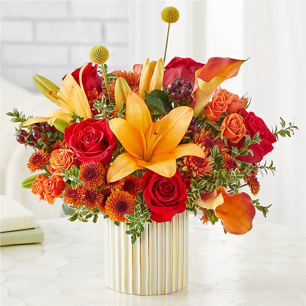 Scarlet Skies Bouquet – Hirzel Brothers Greenhouse, Toledo OH