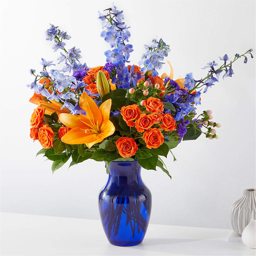 Radiant Citrus Bouquet – Hirzel Brothers Greenhouse, Toledo OH