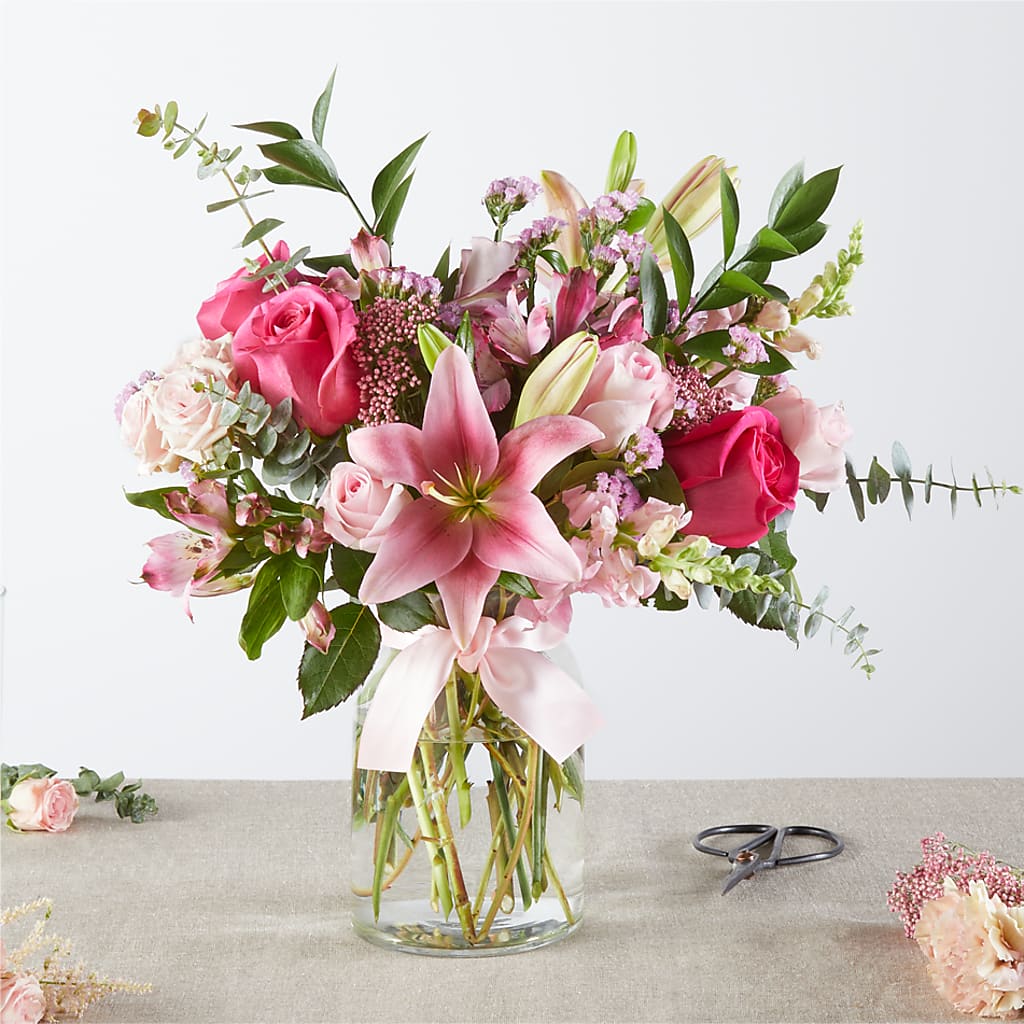 Pink Ribbon - A Florist Original – Hirzel Brothers Greenhouse, Toledo OH