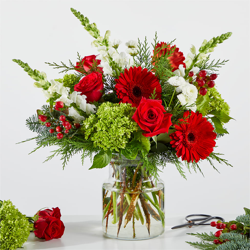 Merry Moment Bouquet – A Florist Original – Hirzel Brothers Greenhouse, Toledo OH