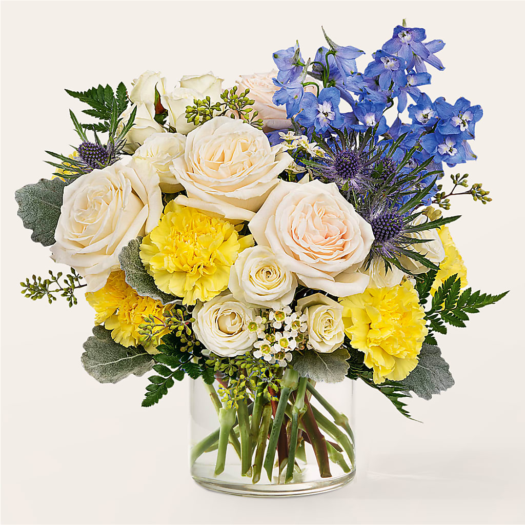 Lemon Sorbet Bouquet – Hirzel Brothers Greenhouse, Toledo OH