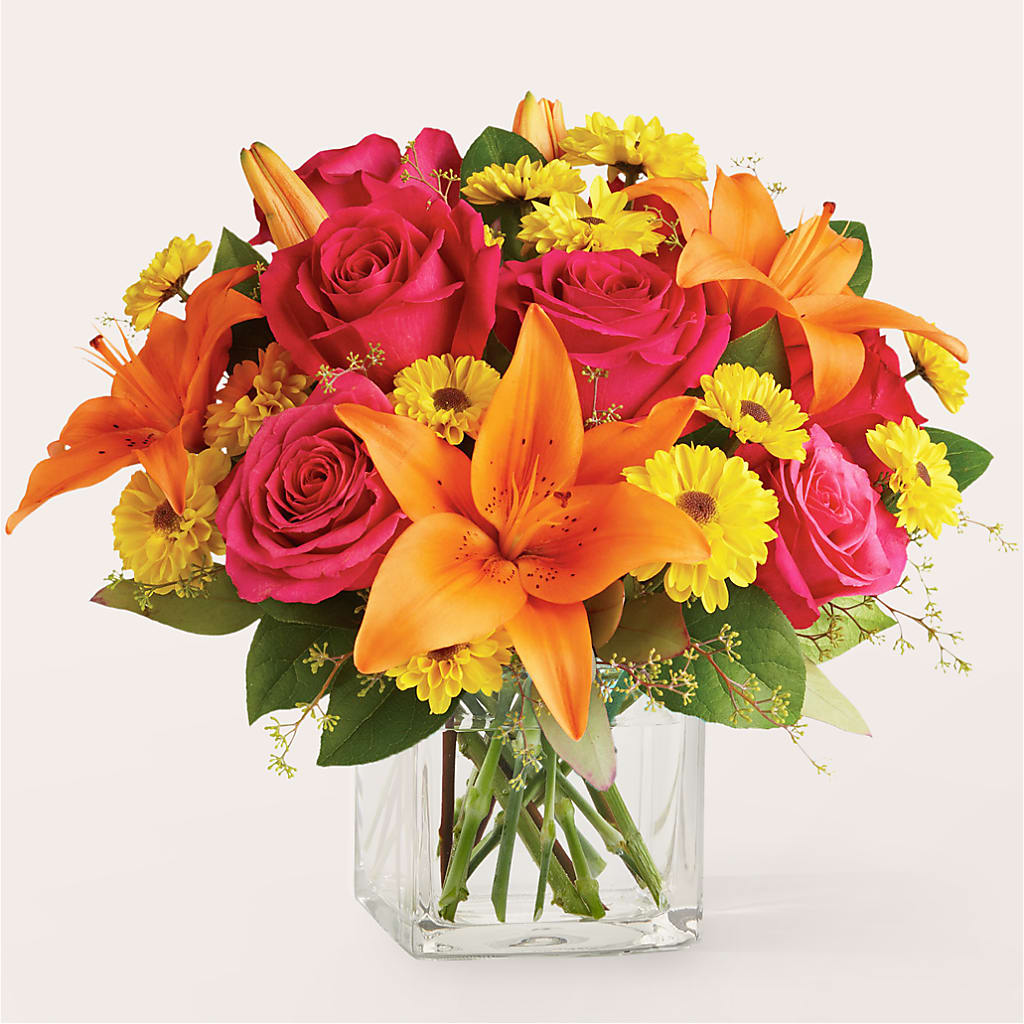 Neon Lights Bouquet – Hirzel Brothers Greenhouse, Toledo OH