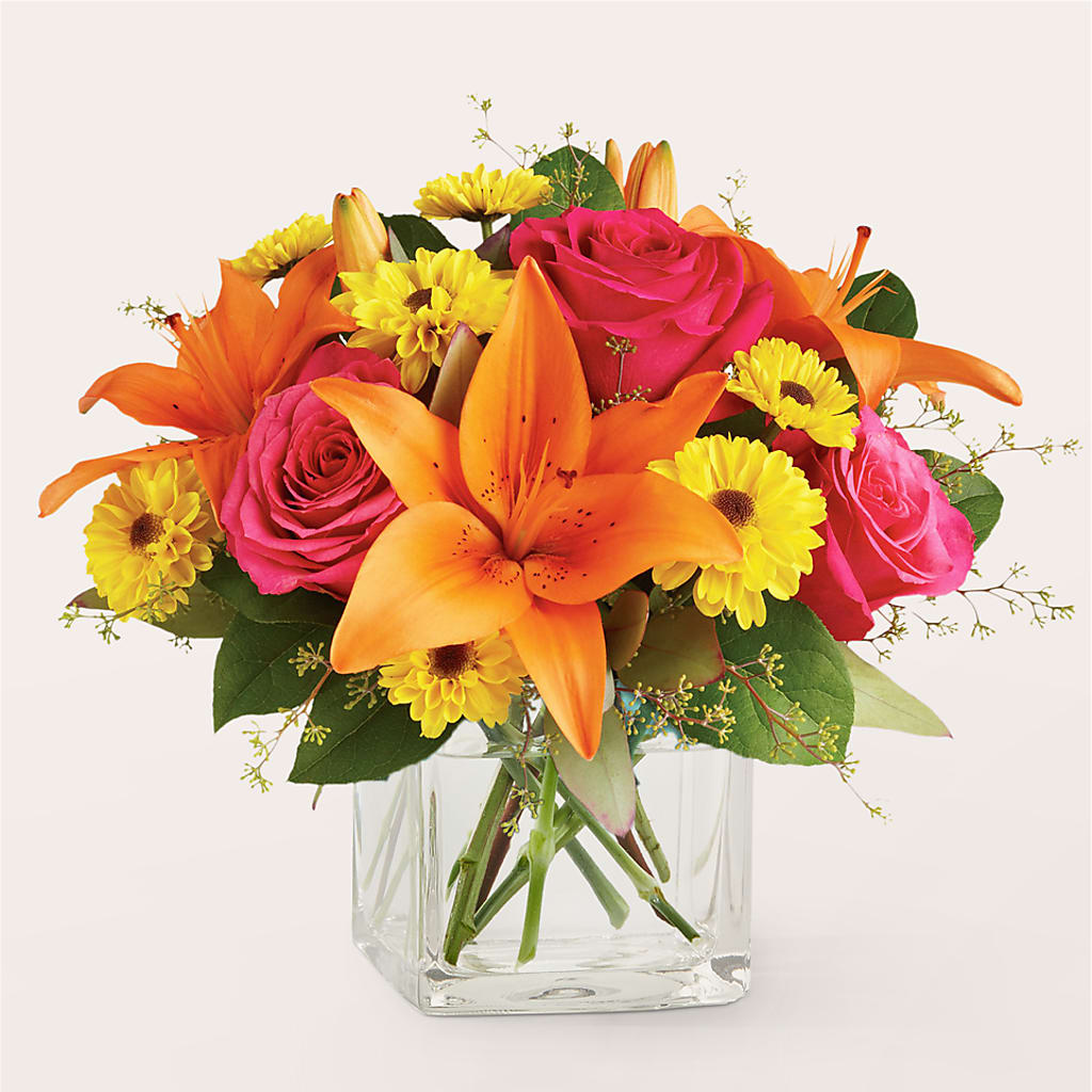 Neon Lights Bouquet – Hirzel Brothers Greenhouse, Toledo OH