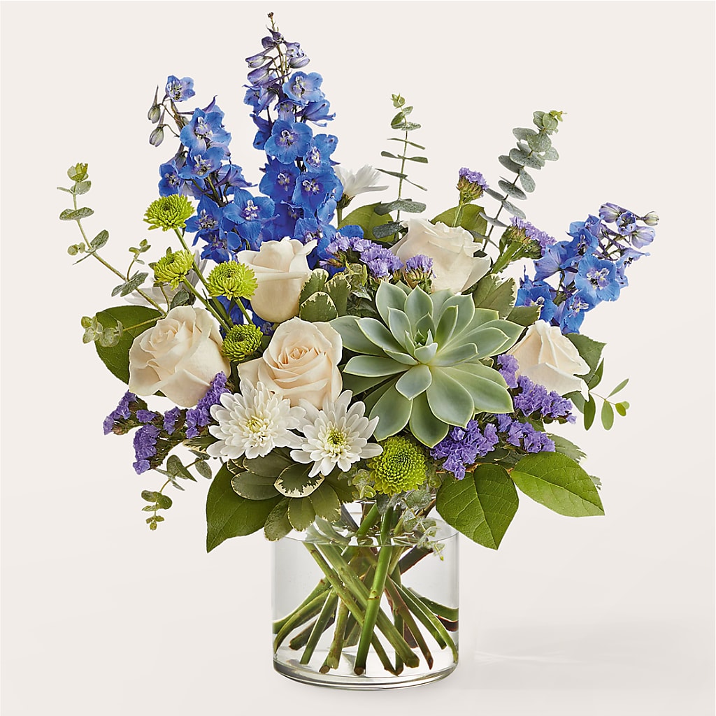Cerulean Waves Bouquet – Hirzel Brothers Greenhouse, Toledo OH