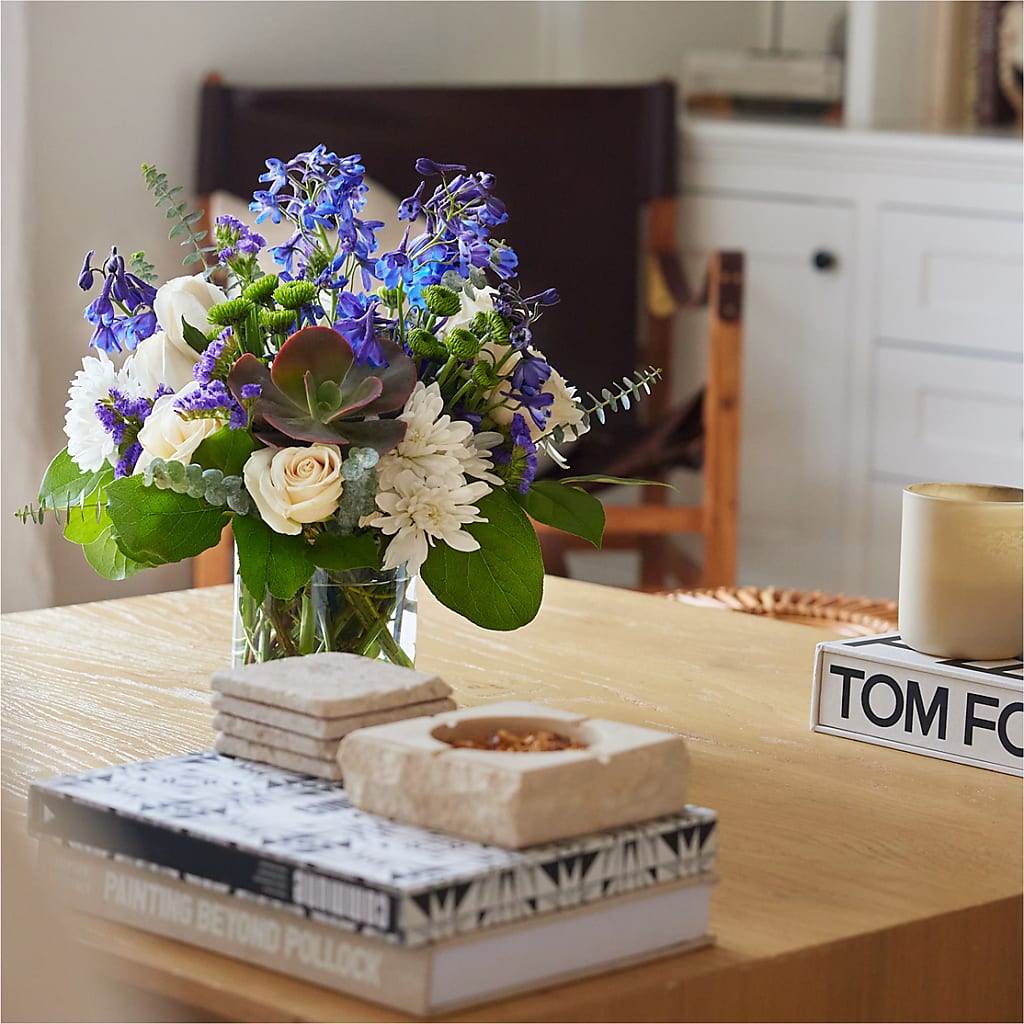 Cerulean Waves Bouquet – Hirzel Brothers Greenhouse, Toledo OH