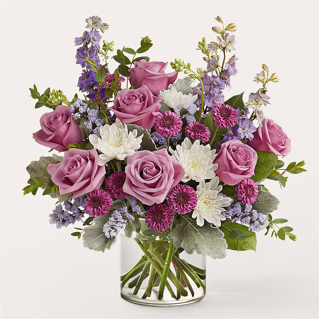 Violet Frost Bouquet – Hirzel Brothers Greenhouse, Toledo OH