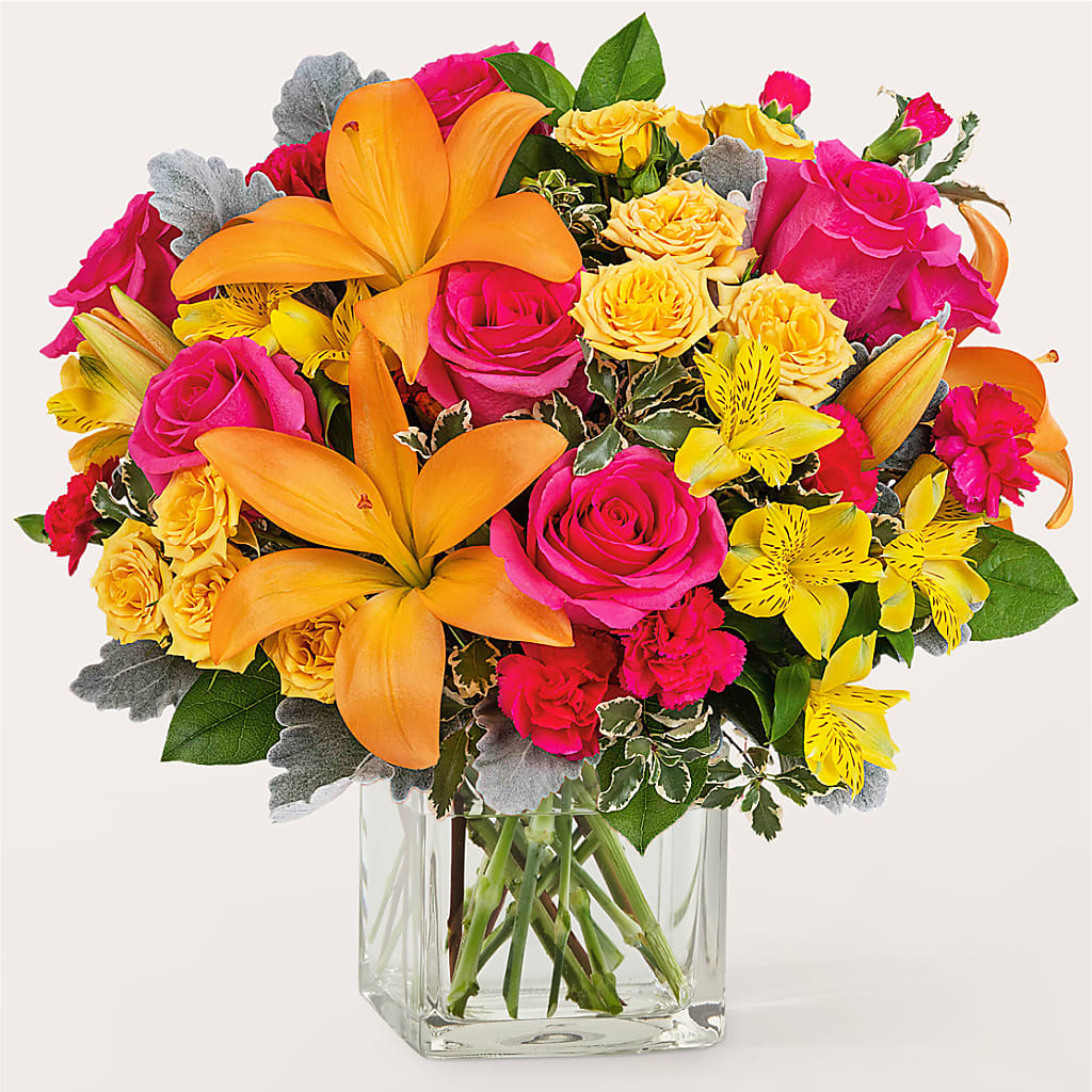 To the Tropics Bouquet – Hirzel Brothers Greenhouse, Toledo OH