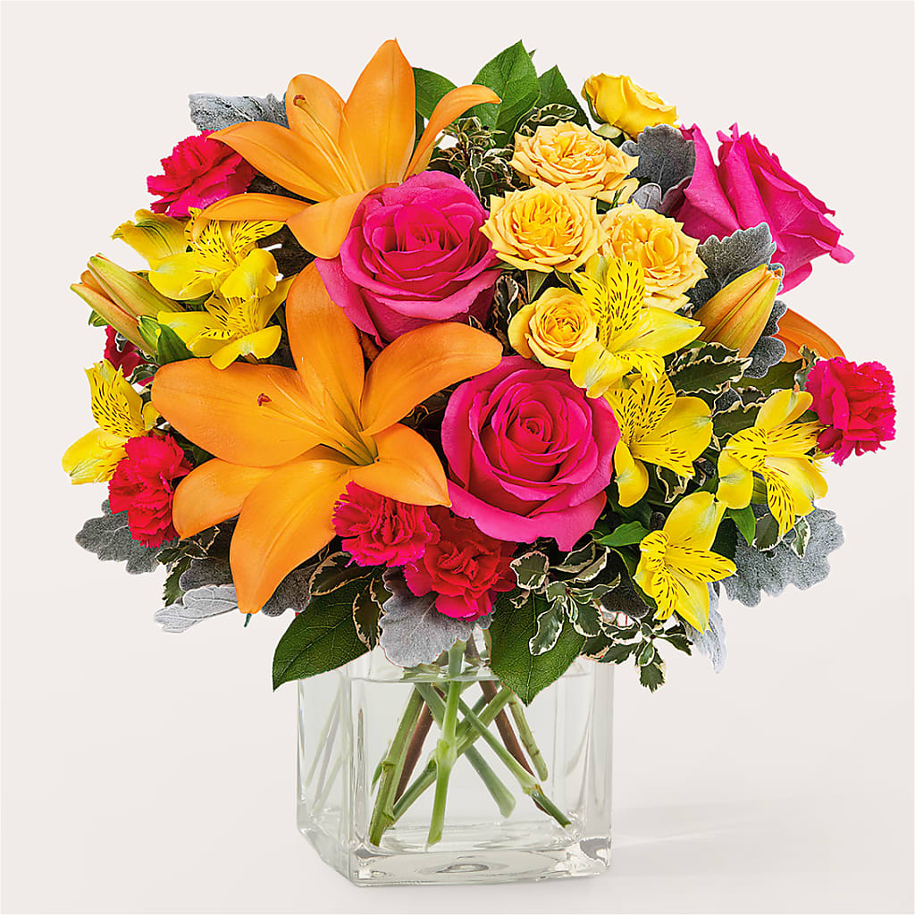 To the Tropics Bouquet – Hirzel Brothers Greenhouse, Toledo OH