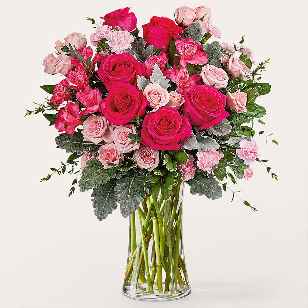 Tickled Pink Bouquet – Hirzel Brothers Greenhouse, Toledo OH