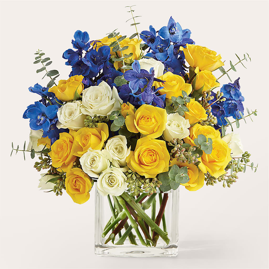 Sparkling Citrine Bouquet – Hirzel Brothers Greenhouse, Toledo OH