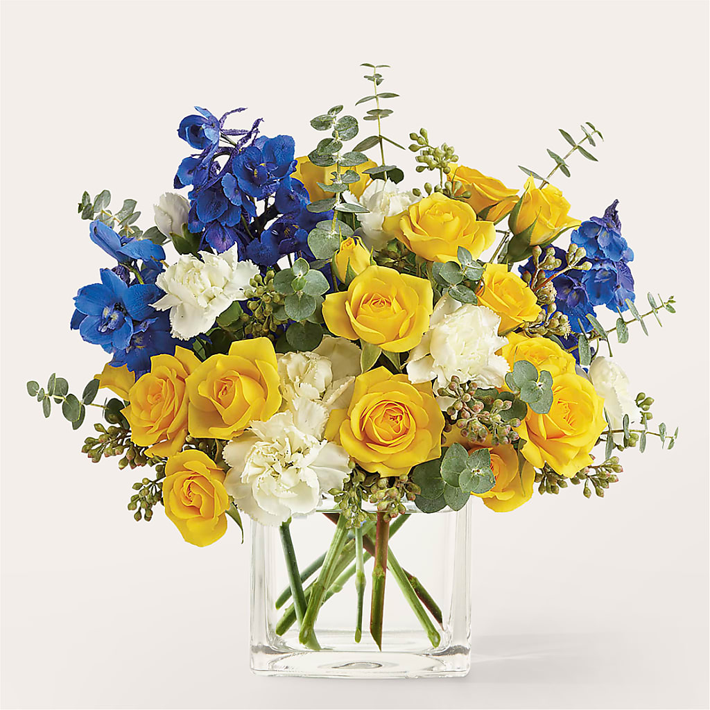 Sparkling Citrine Bouquet – Hirzel Brothers Greenhouse, Toledo OH