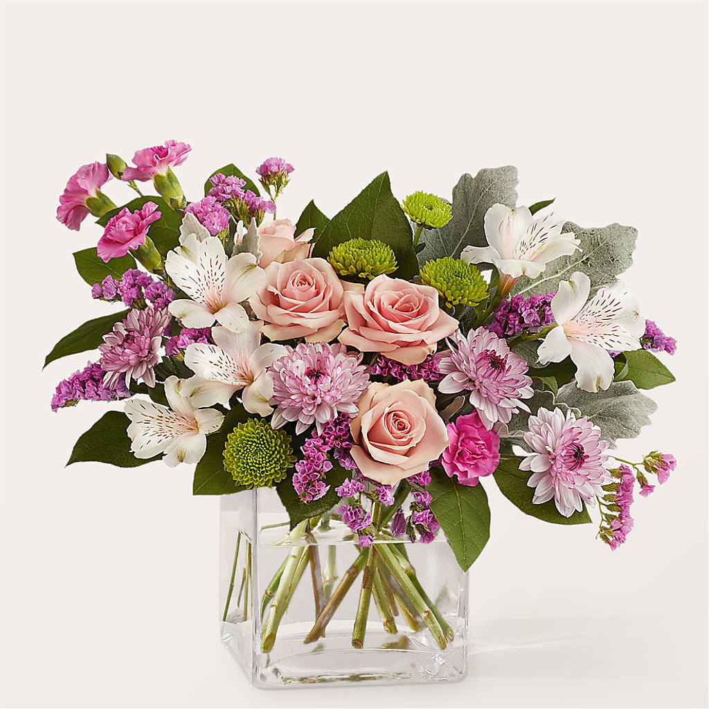 Pink Suede Bouquet – Hirzel Brothers Greenhouse, Toledo OH