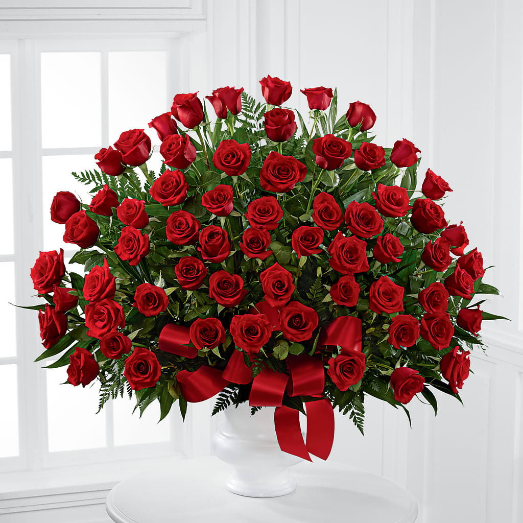 Blessed with Love Arrangement – Hirzel Brothers Greenhouse, Toledo OH