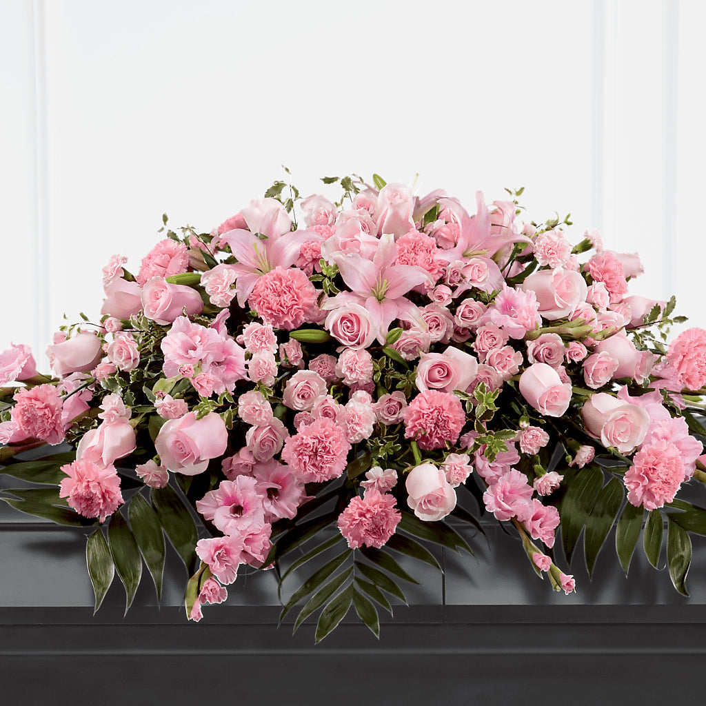 Garden of Comfort Casket Spray (Standard) – Hirzel Brothers Greenhouse, Toledo OH