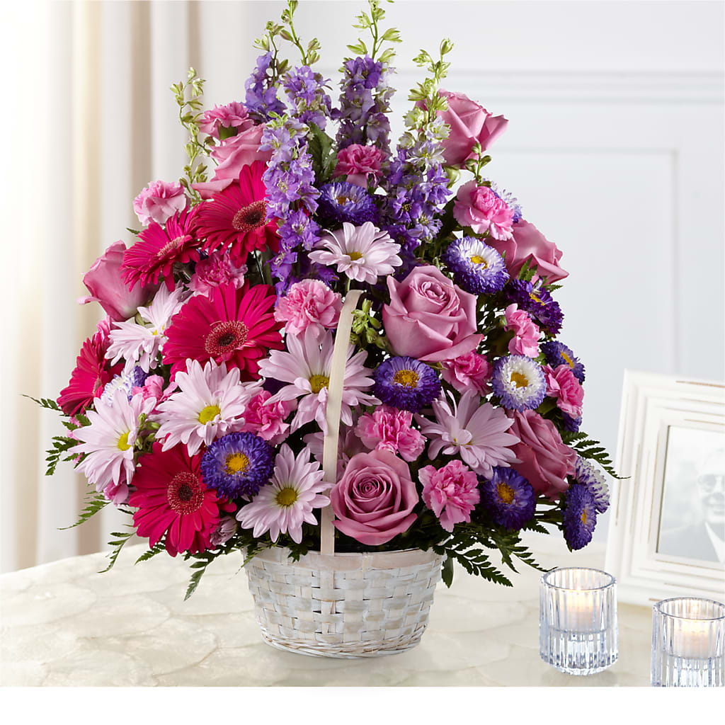Pastel Peace Basket – Hirzel Brothers Greenhouse, Toledo OH