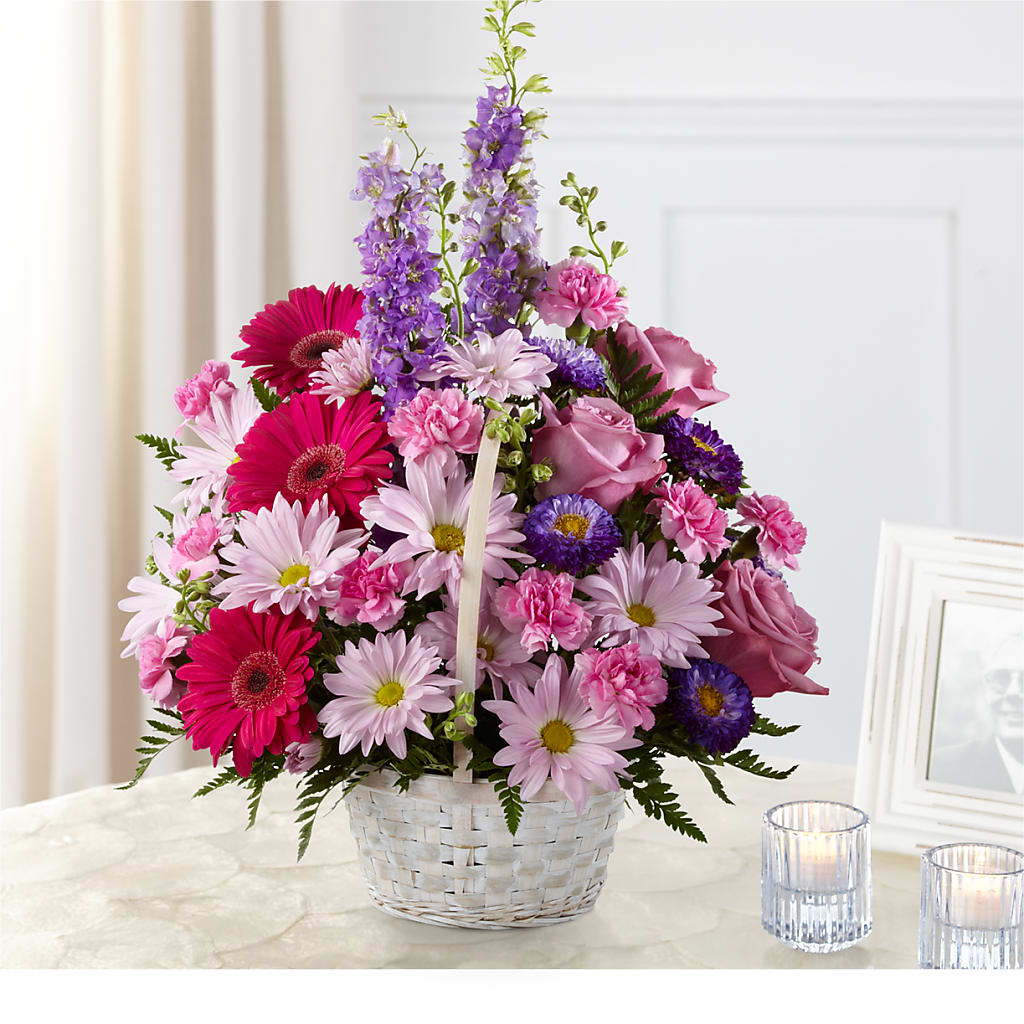 Pastel Peace Basket – Hirzel Brothers Greenhouse, Toledo OH