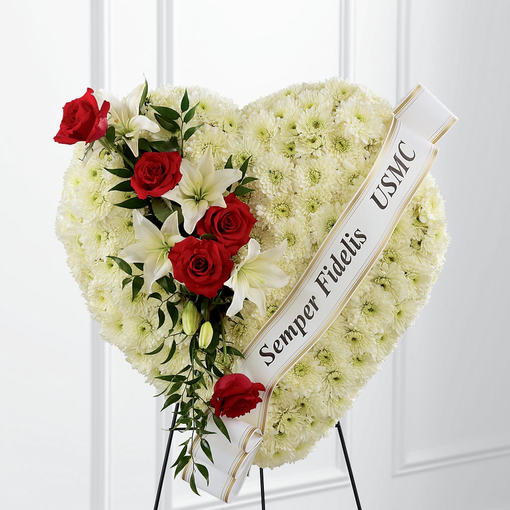 Heartfelt Hero Standing Heart – Hirzel Brothers Greenhouse, Toledo OH