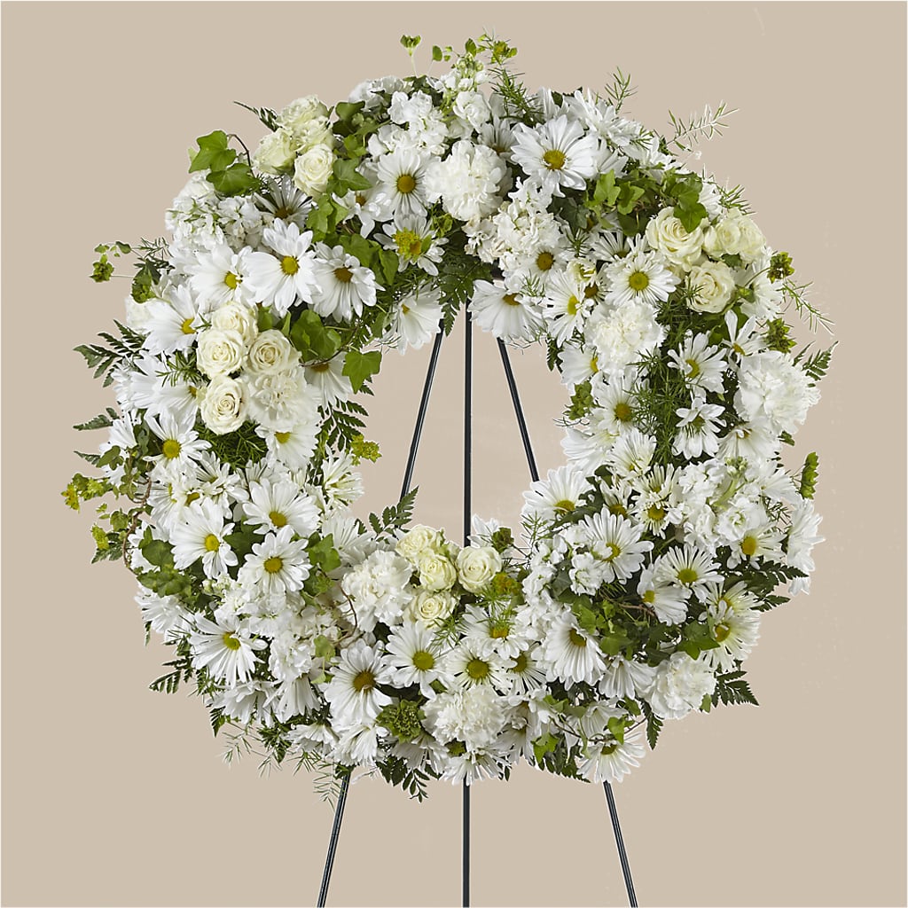Faithful Wishes Wreath – Hirzel Brothers Greenhouse, Toledo OH