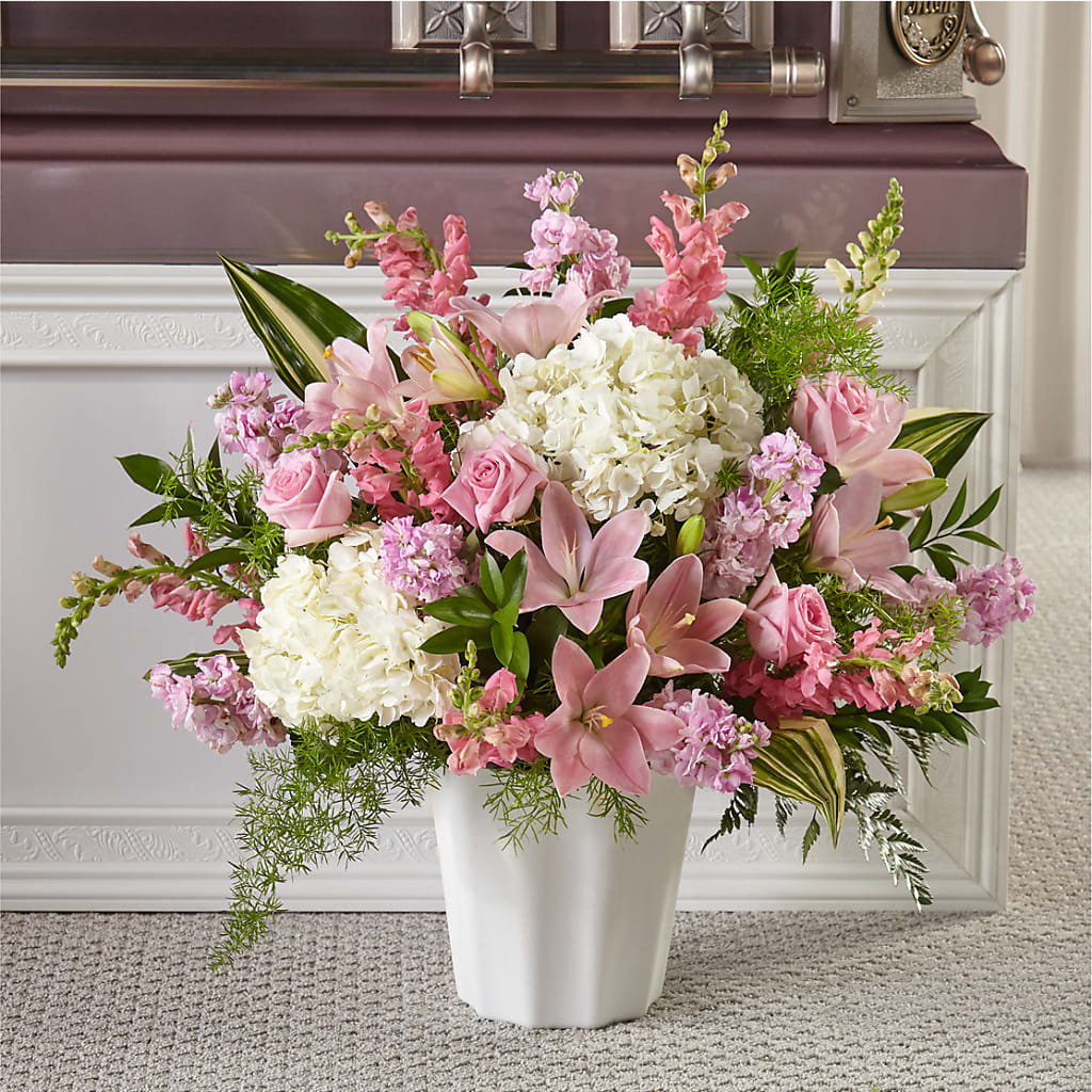 Simply Serene Floor Basket – Hirzel Brothers Greenhouse, Toledo OH