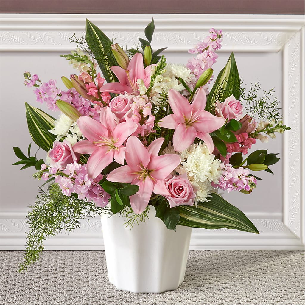 Simply Serene Floor Basket – Hirzel Brothers Greenhouse, Toledo OH