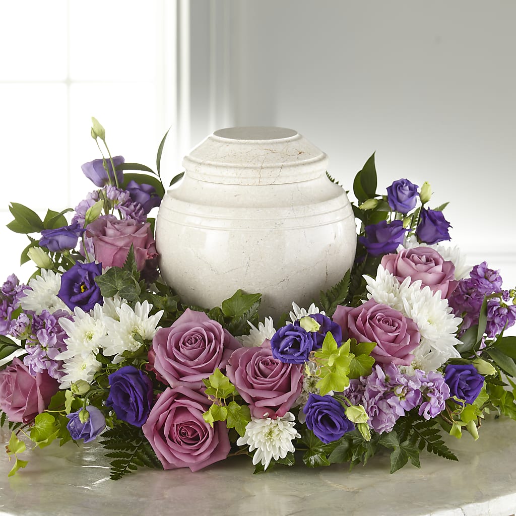 Blooming Sympathy Cremation Adornment – Hirzel Brothers Greenhouse, Toledo OH