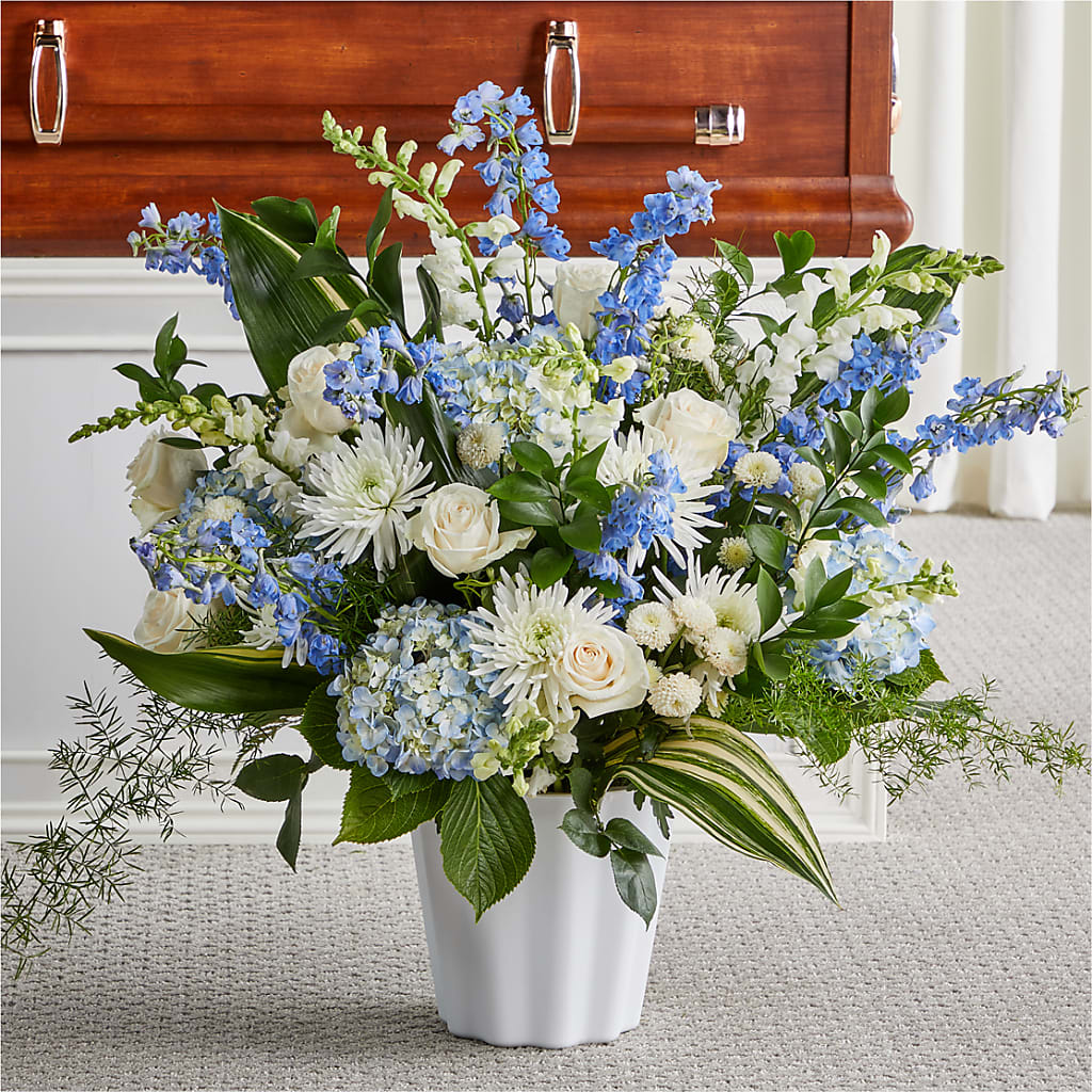 Everlasting Memories Floor Basket – Hirzel Brothers Greenhouse, Toledo OH