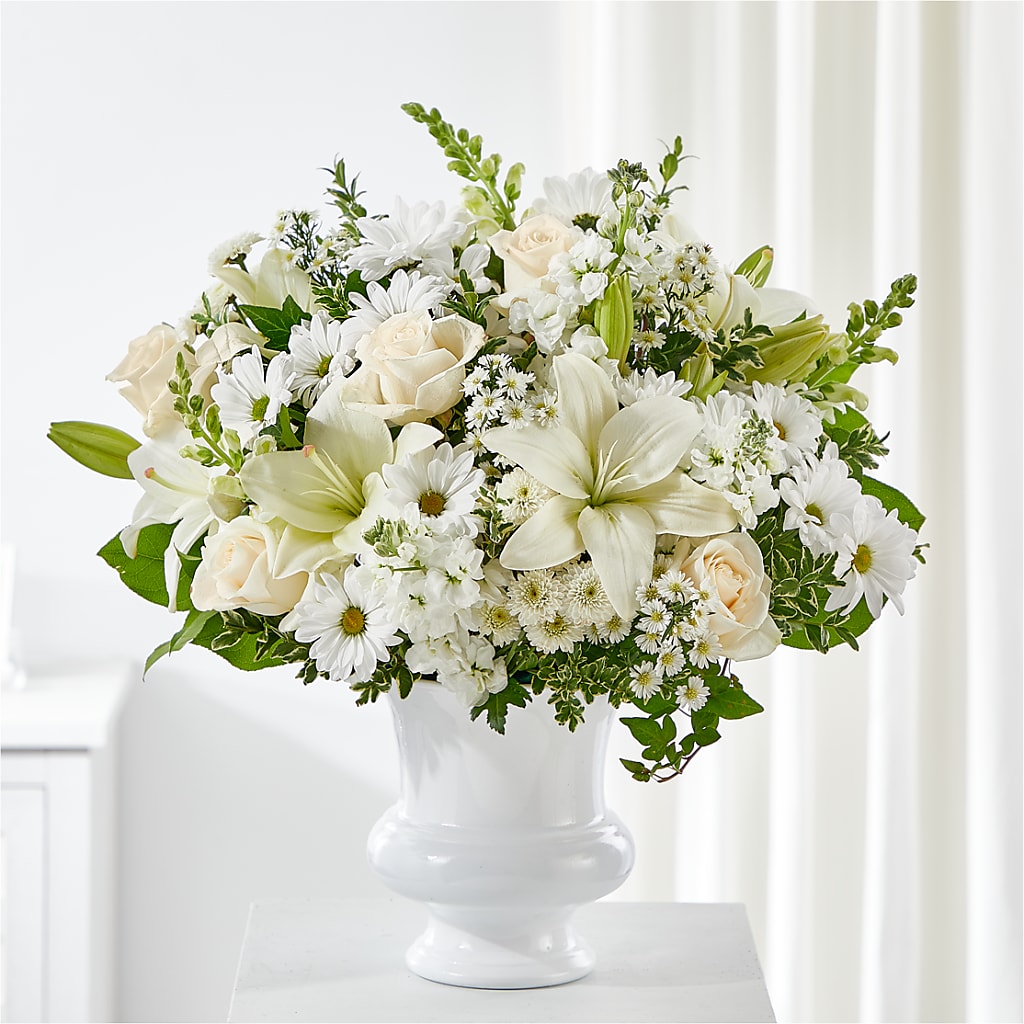 Uplifting Urn Arrangement – Hirzel Brothers Greenhouse, Toledo OH