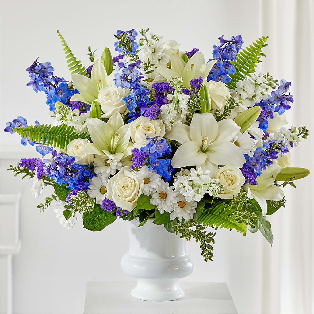 Expressions of Hope Urn Arrangement – Hirzel Brothers Greenhouse, Toledo OH