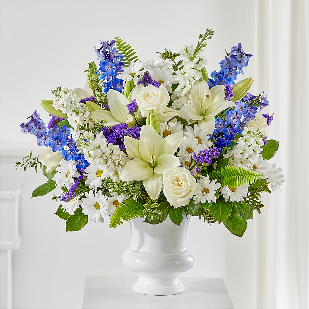 Expressions of Hope Urn Arrangement – Hirzel Brothers Greenhouse, Toledo OH