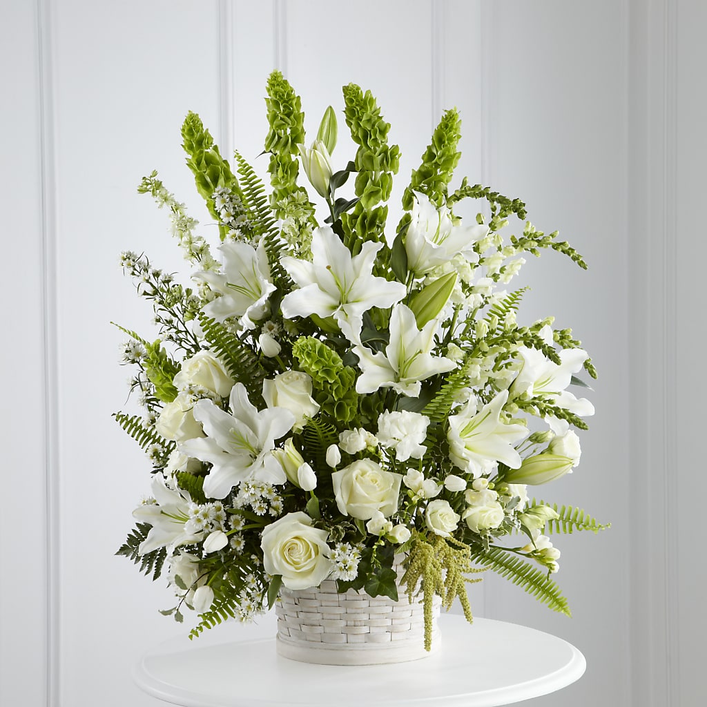 In Our Thoughts Arrangement – Hirzel Brothers Greenhouse, Toledo OH