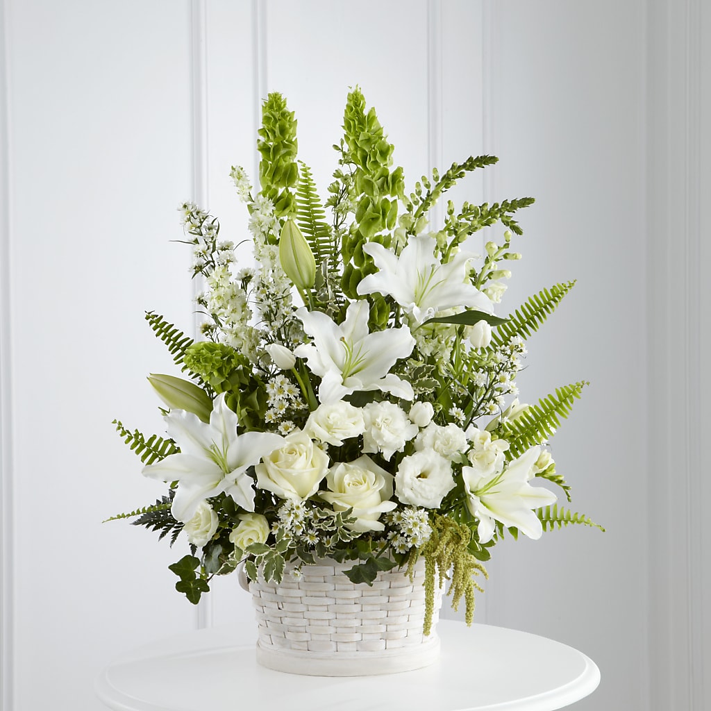 In Our Thoughts Arrangement – Hirzel Brothers Greenhouse, Toledo OH