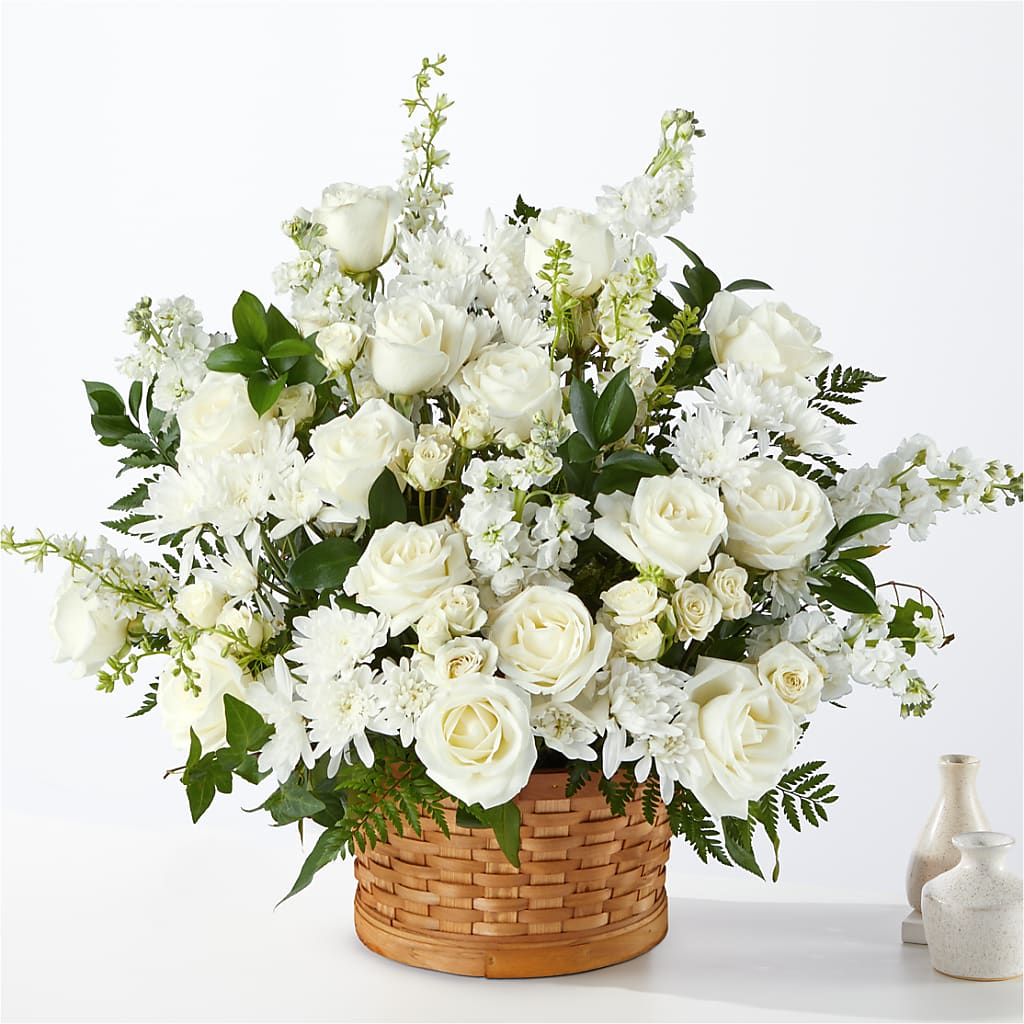 Heartfelt Condolences Arrangement – Hirzel Brothers Greenhouse, Toledo OH