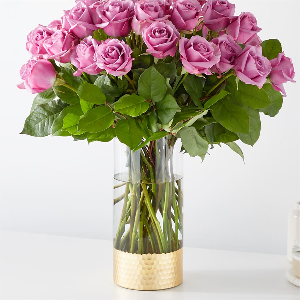 Secret Admirer Lavender Rose Bouquet – Hirzel Brothers Greenhouse, Toledo OH