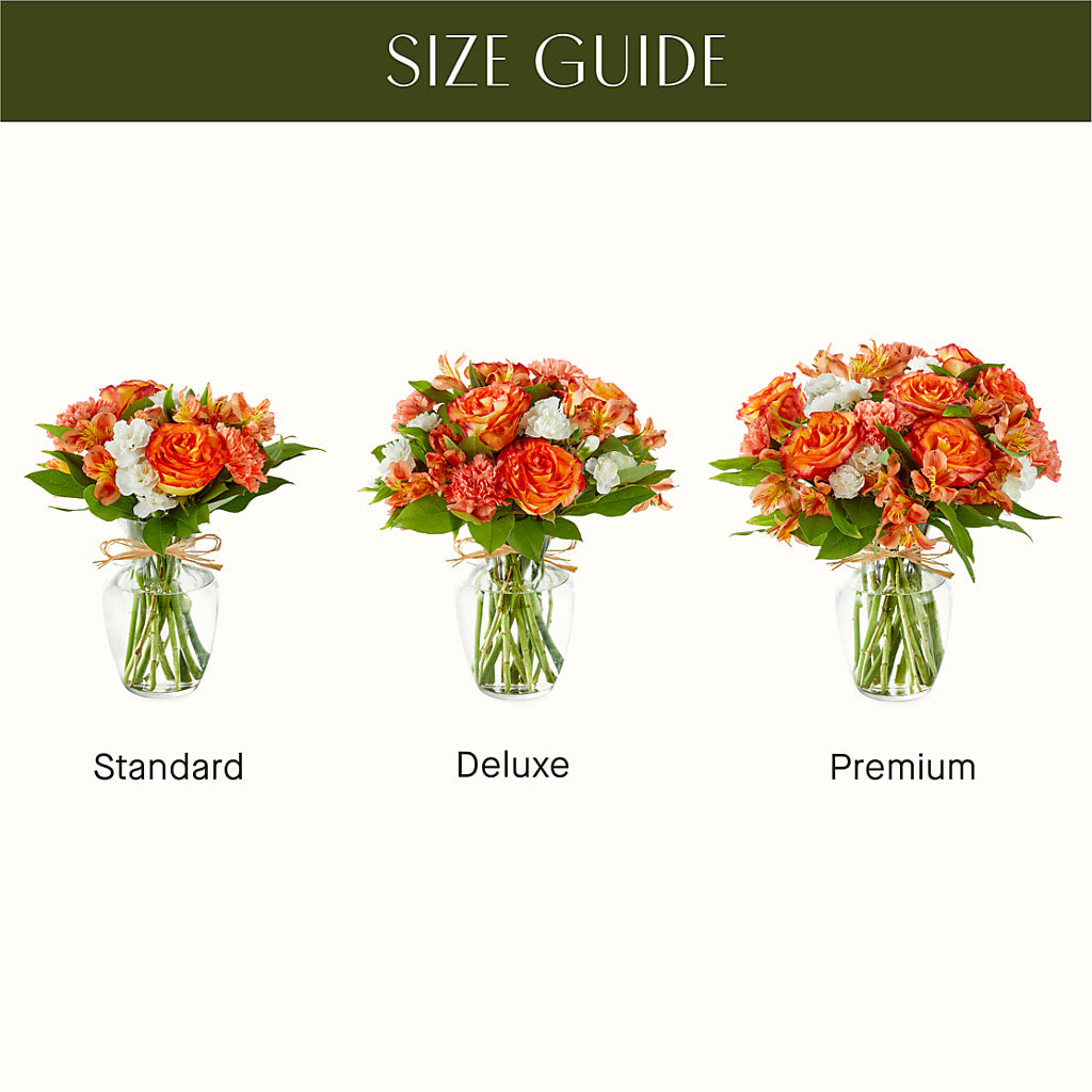 Apricot Glow Bouquet – Hirzel Brothers Greenhouse, Toledo OH