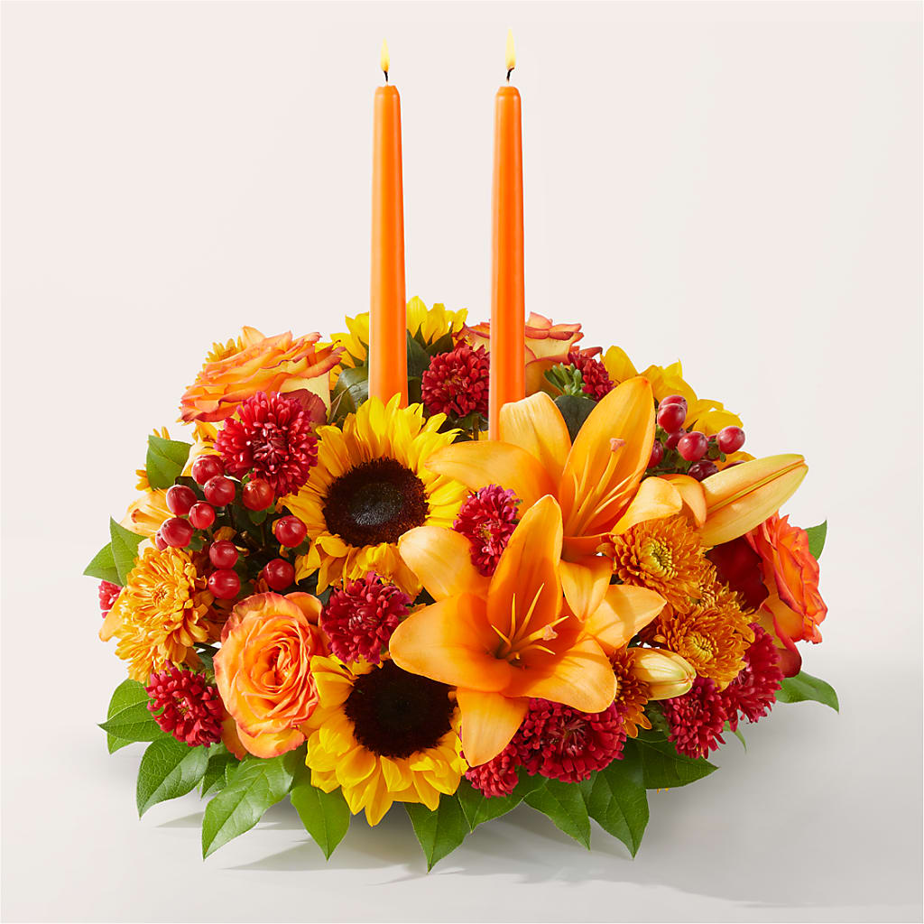 Grateful Centerpiece – Hirzel Brothers Greenhouse, Toledo OH
