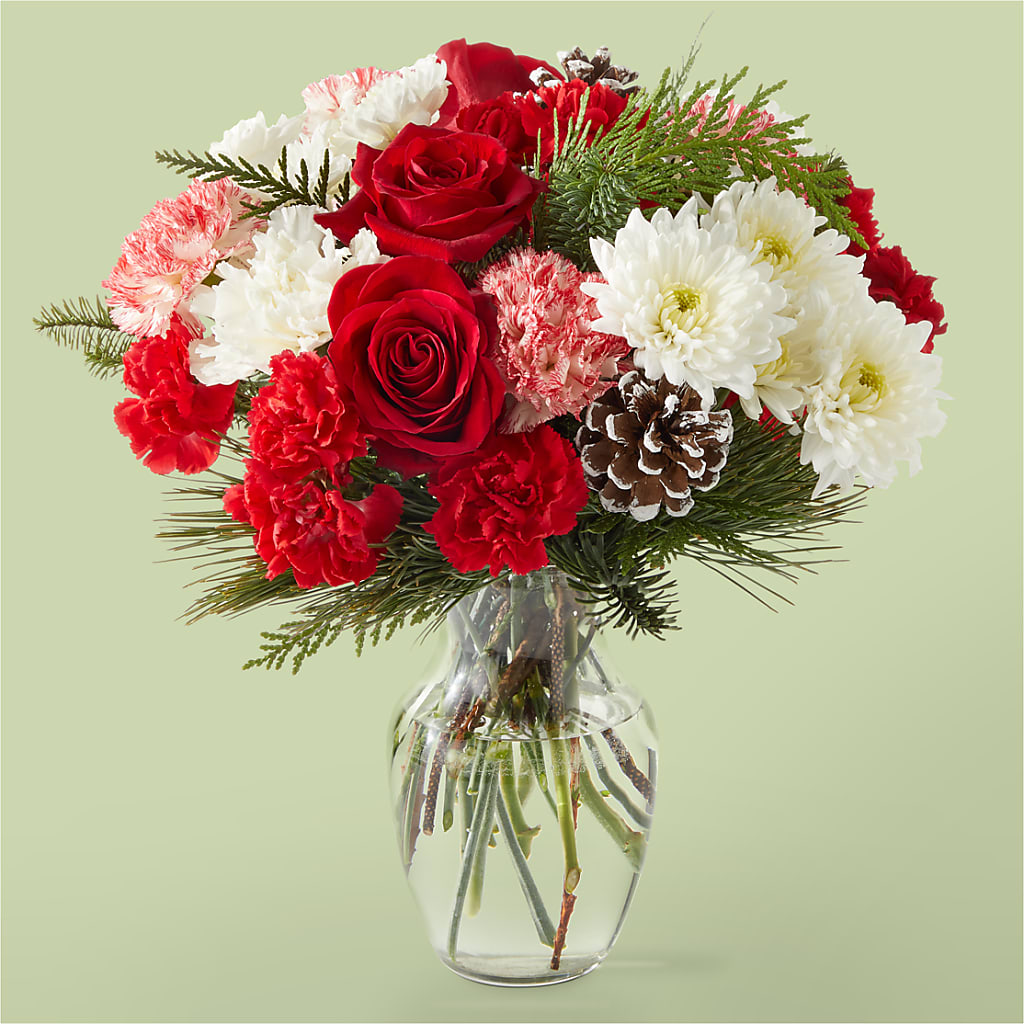 Candy Cane Lane Bouquet – Hirzel Brothers Greenhouse, Toledo OH