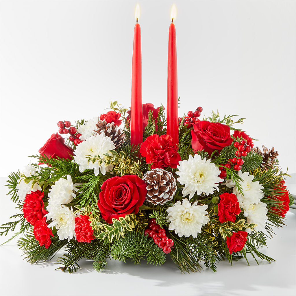 Holiday Soiree Centerpiece – Hirzel Brothers Greenhouse, Toledo OH