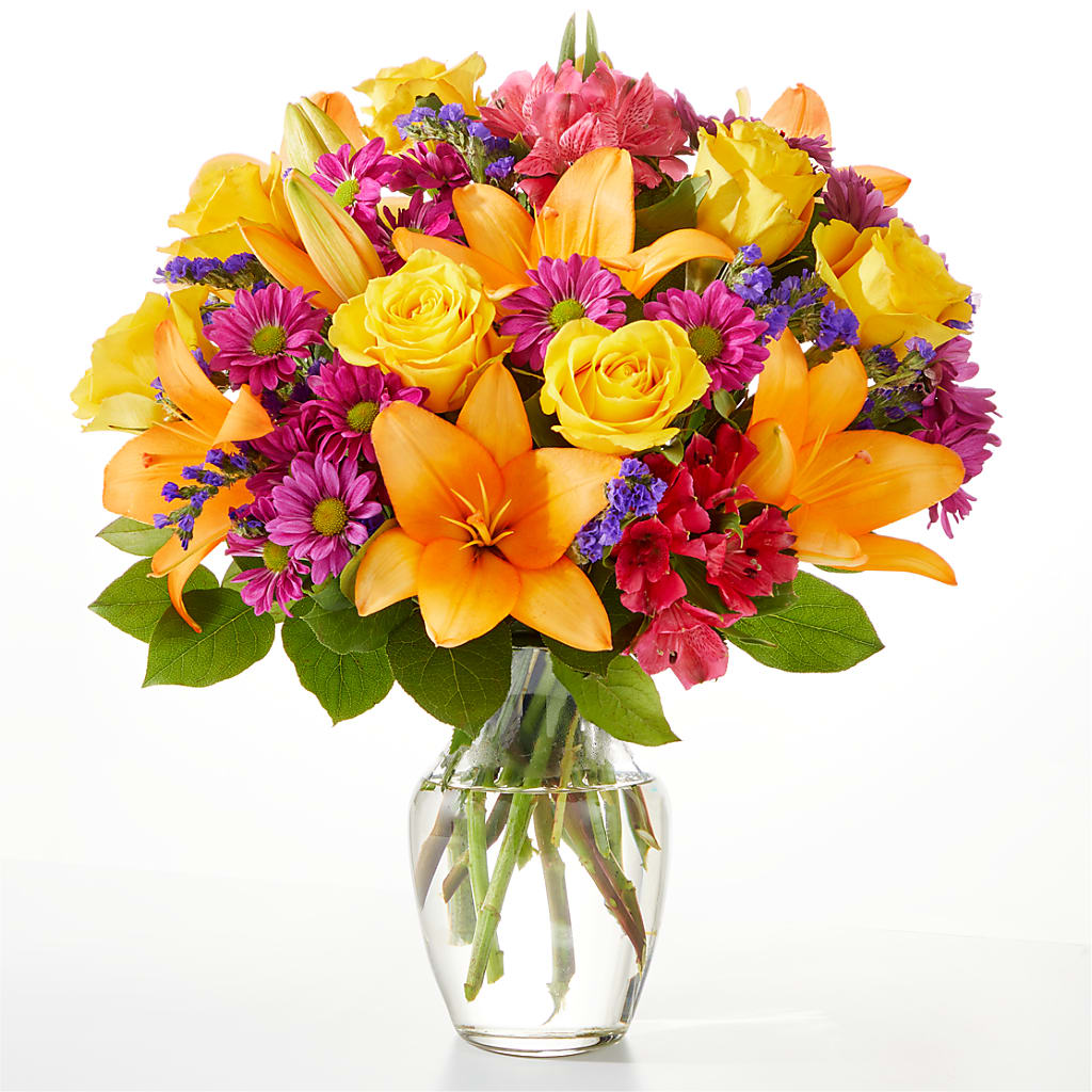 Colorful Visions Bouquet – Hirzel Brothers Greenhouse, Toledo OH