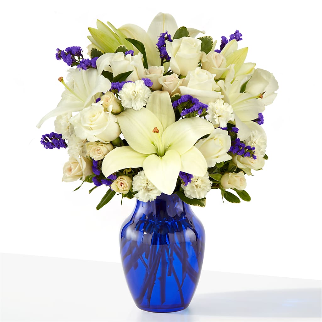 Sapphire Rush Bouquet – Hirzel Brothers Greenhouse, Toledo OH