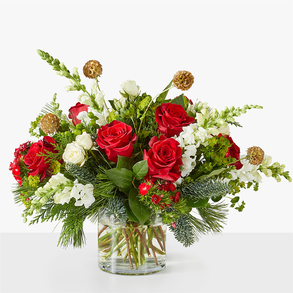 Deck the Halls Bouquet – Hirzel Brothers Greenhouse, Toledo OH