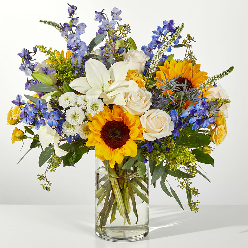 Wonderfully Sunny Bouquet – Hirzel Brothers Greenhouse, Toledo OH
